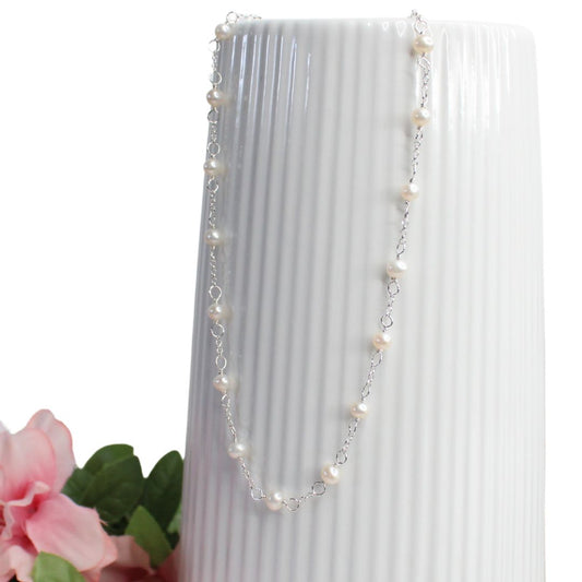 Pearl Chain Necklace - Darby