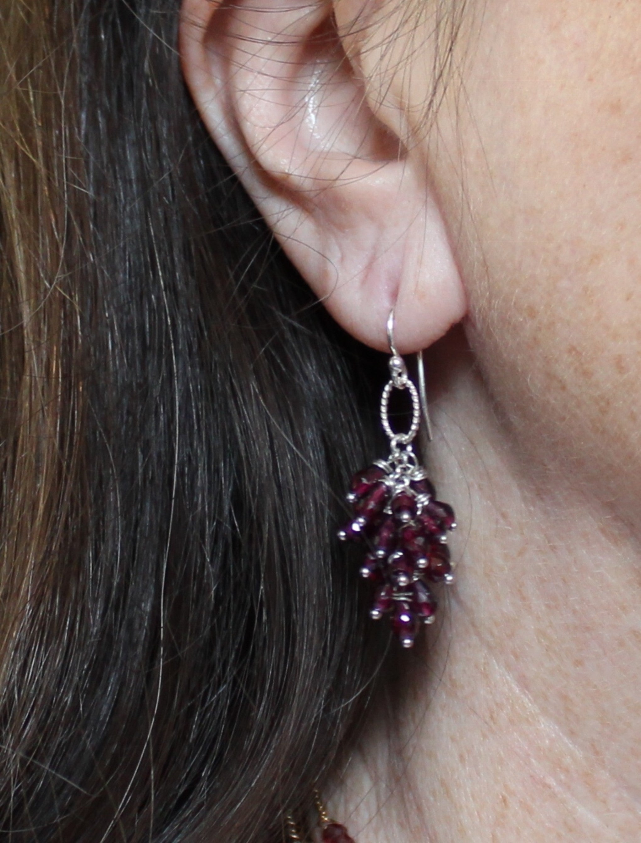 EFFY Garnet Earrings - Lilliane's Jewelry